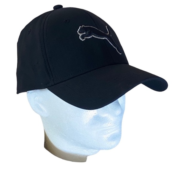 Black Puma Raised Insignia Fitted BaseBall Cap Large/XLarge Like new!! - Picture 5 of 10